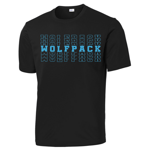 Wolfpack Stacked Tee